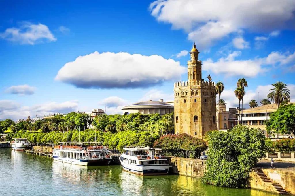 Precioso Apartamento Nuevo En Sevilla Centro 4Pax Esterno foto